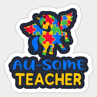 autism teacher Sticker